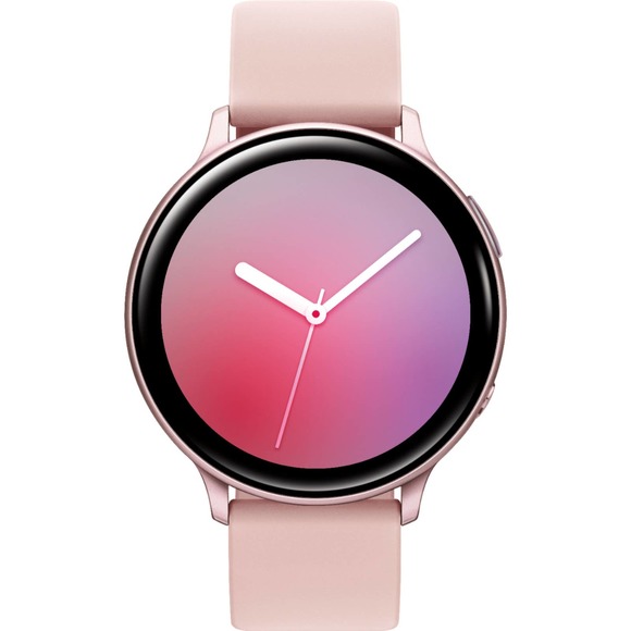 Samsung - Galaxy Watch Active2 Smartwatch 44mm Aluminum - Pink Gold